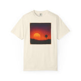 Sunset Palm Silhouette T-shirt | Tropical Sunset Tee