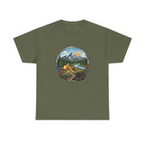 Mountain Camping Adventure T-Shirt | Outdoor Nature Hiking Tee | Wilderness Tent Graphic Shirt | Gift for Hiker Camper |