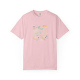 Coastal Seashells and Coral T-Shirt | Beach Wave Sunset Art