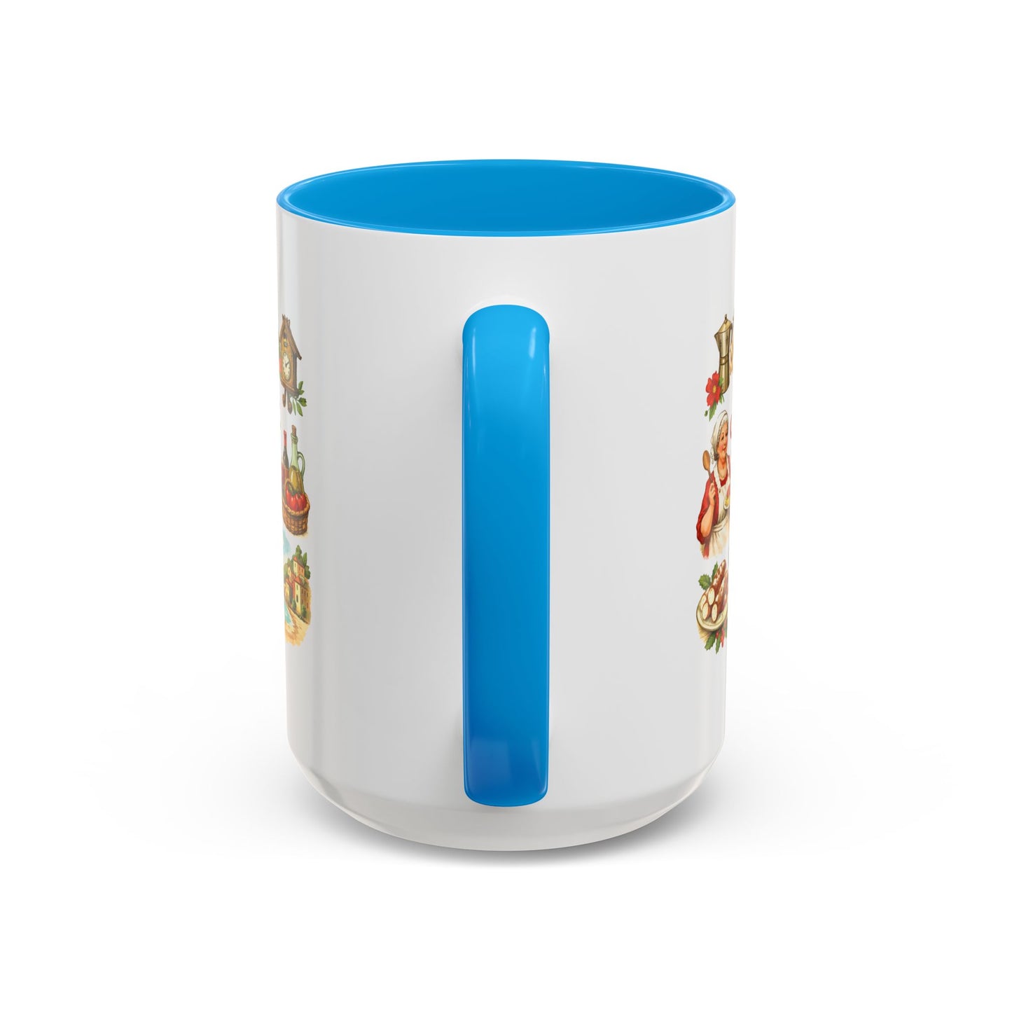 Nonna Holiday mug | Italian grandma kitchen design, vintage food icons