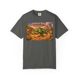 Jurassic Dink Pickleball Dinosaur Arcade Poster T-Shirt | Retro Video Game Shirt