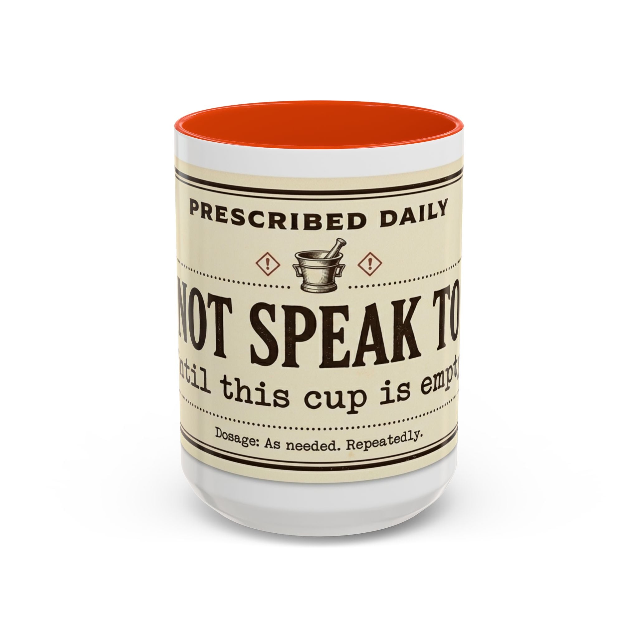 Do Not Speak To Me Mug | Prescription Coffee Mug, Funny Morning Quote