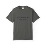 Zen Master of Zero F*cks T-shirt | Funny Sarcastic Text Tee