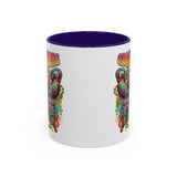Groovy Mama Butterfly Mug | Retro Psychedelic Floral Design
