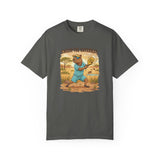 Smash the Savannah Capybara Pickleballer T-Shirt | Animal Sports Graphic Tee