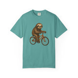 Sloth Bicycle Shirt – Funny Riding Bike Illustration Tees for Cycling Lover