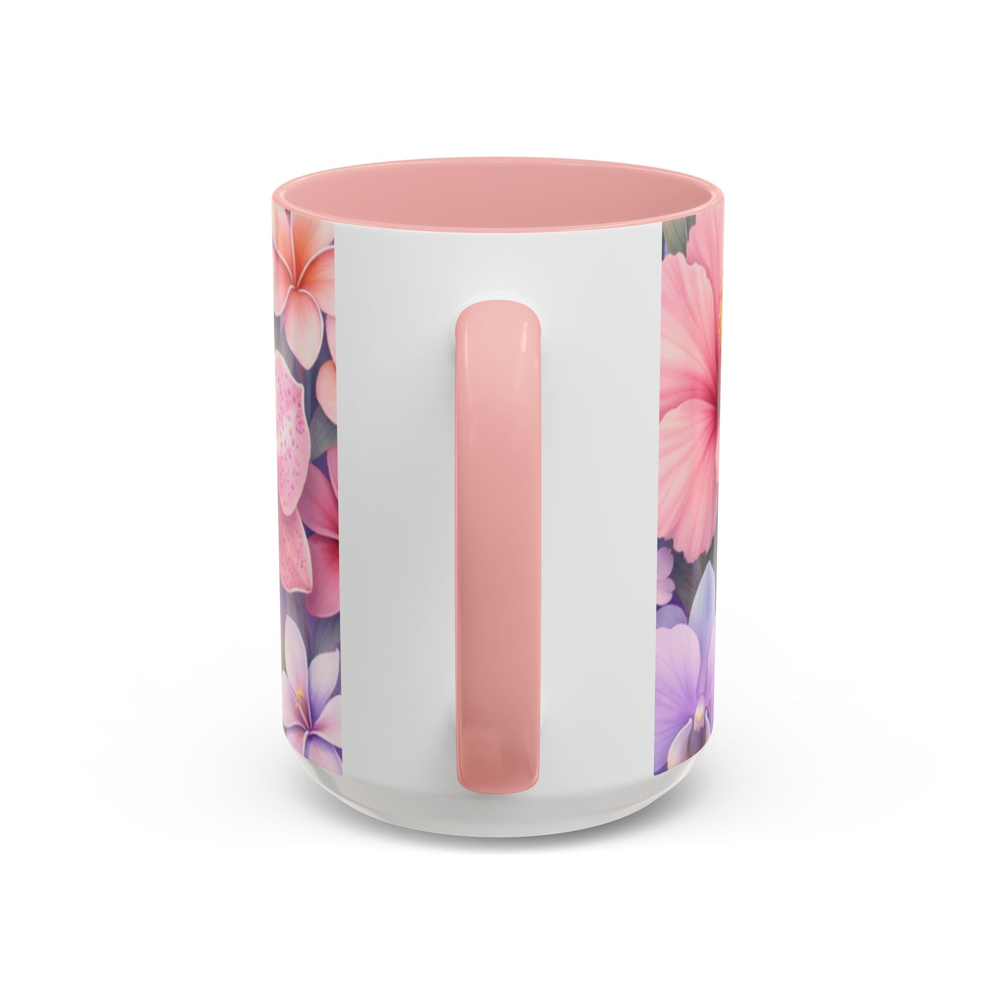 Tropical Orchid Floral Mug | Accent Coffee Mug 11oz 15oz
