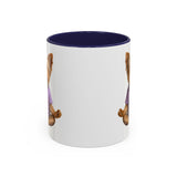 Meditating Yorkshire Terrier Mug | Accent Coffee Mug 11oz 15oz