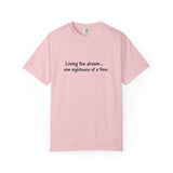 Living the dream... one nightmare at a time T-shirt | Funny Sarcastic Quote Tee