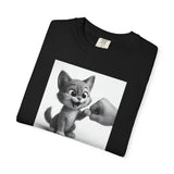 Kitten Fist Bump T-shirt | Cute Kitty Paw Bump Design