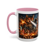 Catzilla Tokyo Cityscape Mug | Color Interior 11oz 15oz