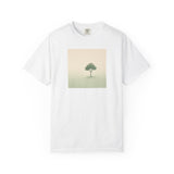 Solitary Tree Minimalist Artwork T-Shirt | Nature Square Print