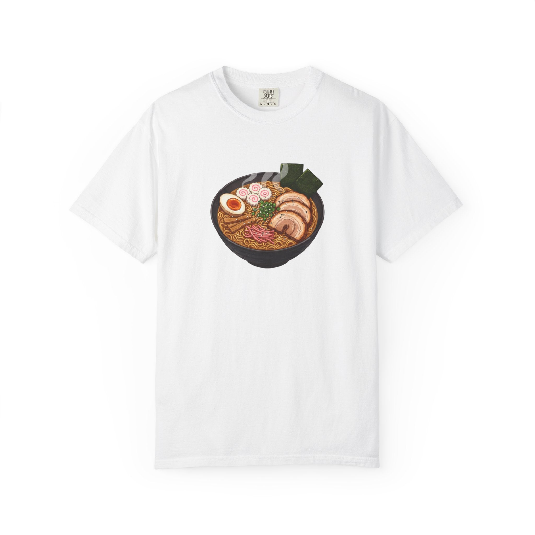 Ramen Bowl Illustration T-shirt | Cute Noodle Soup Graphic
