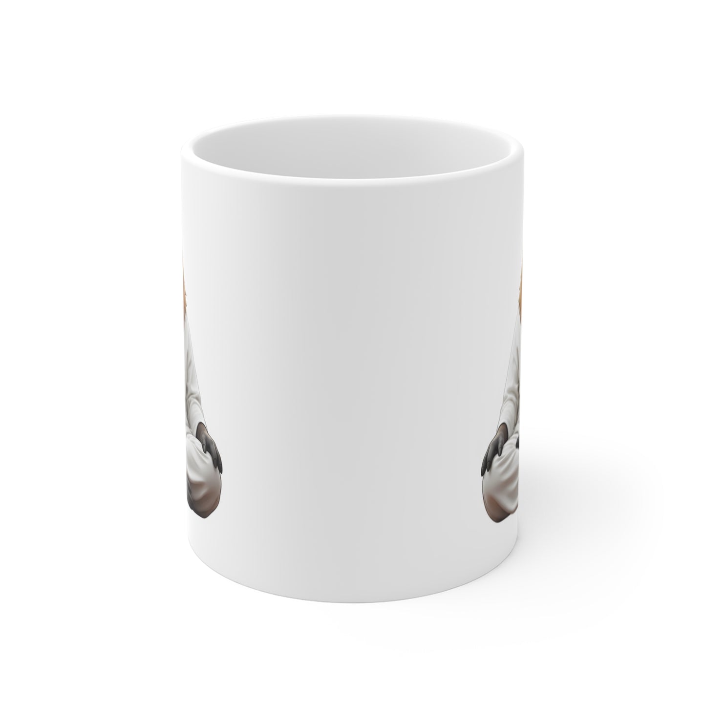 Meditating Capybara Mug | Zen Animal Illustration, Calm Mind Ceramic