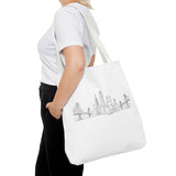 San Francisco Skyline Tote Bag | Minimal City Line Art