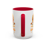 Blooming Sunflower Mug | Yoga Meditating Sunflower Ceramic Mug