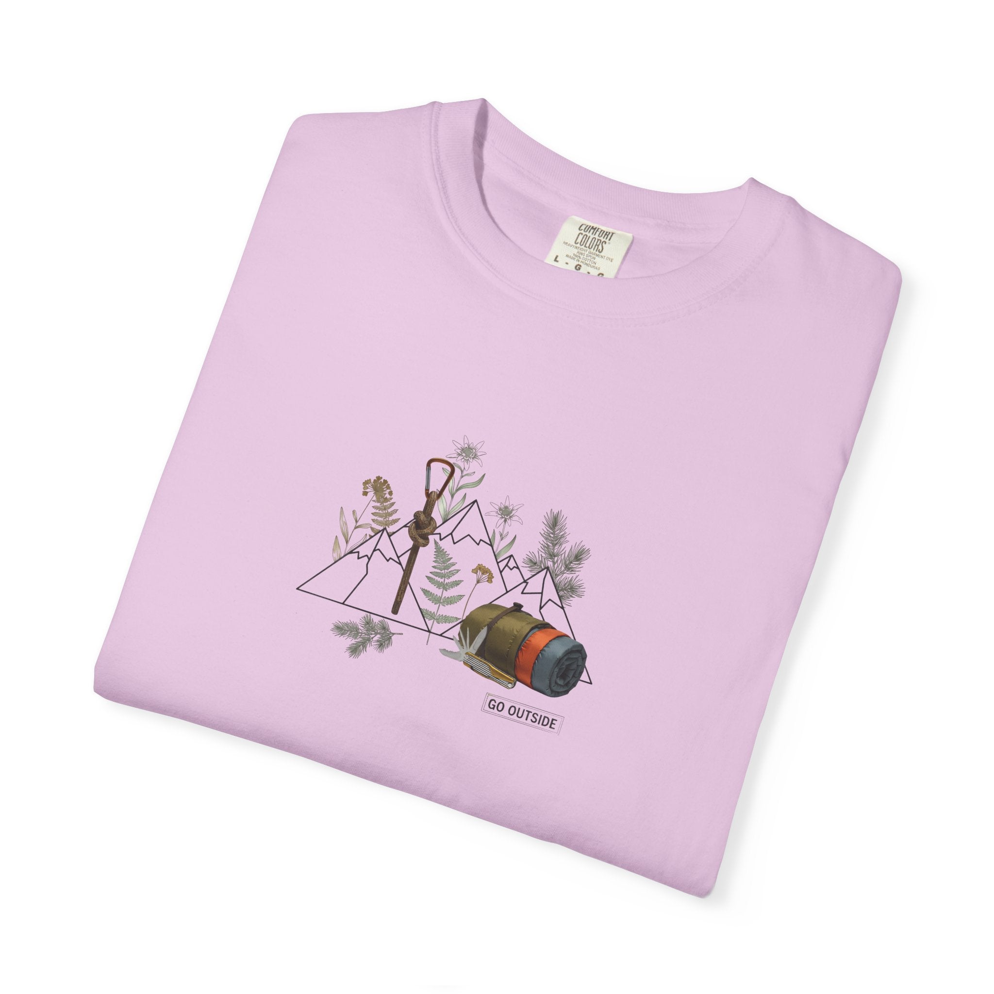 Mountains Camping Outdoors Tee | Adventure Gear Graphic T-Shirt