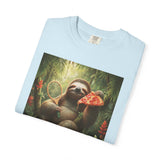 Sloth with Pizza and Pickleball Racket T-shirt | Eat Sleep Drink Repeat