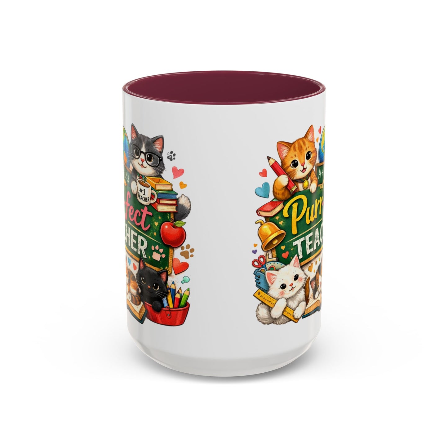 Purr-fect Teacher Mug | Cat Classroom Design, 11oz or 15oz