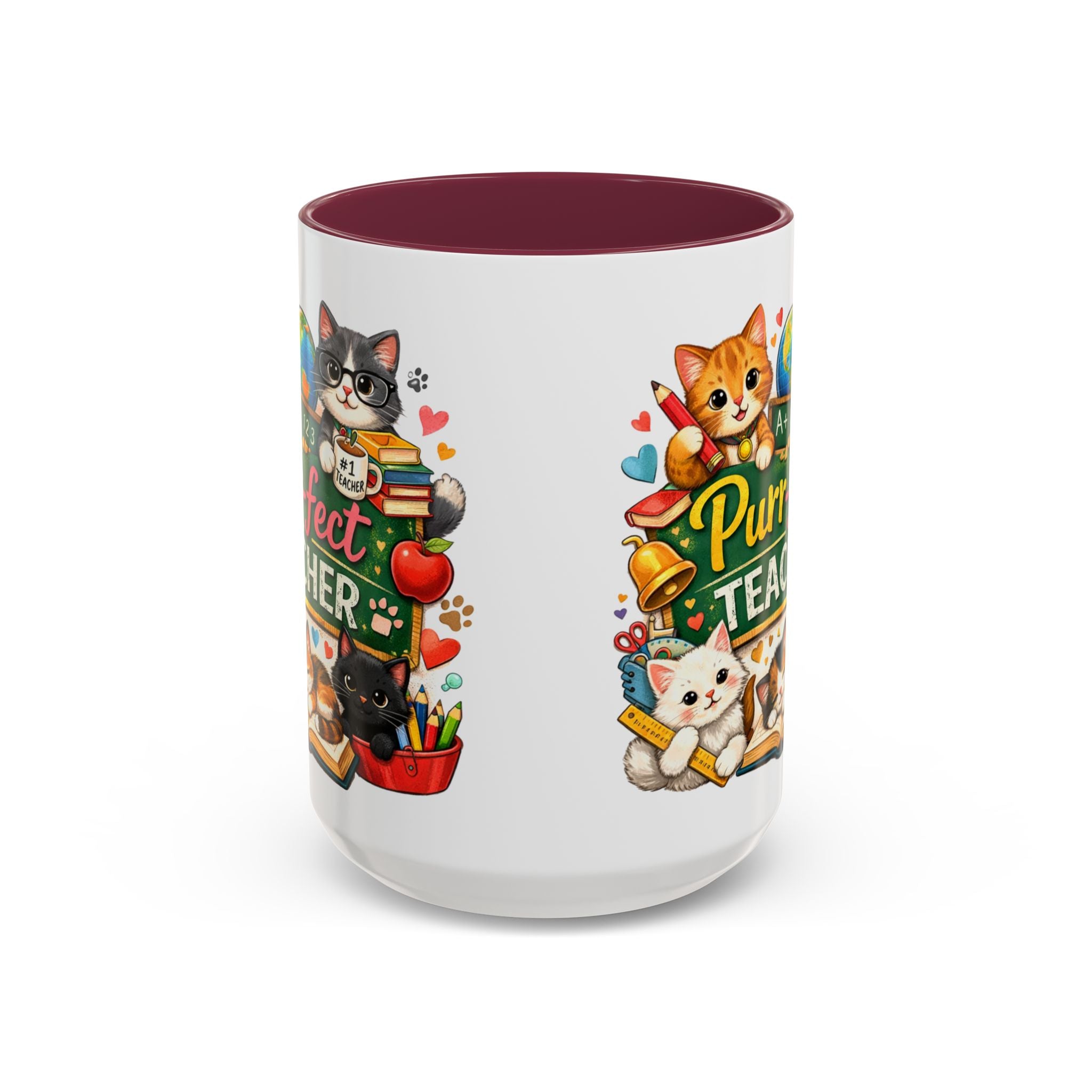 Purr-fect Teacher Mug | Cat Classroom Design, 11oz or 15oz