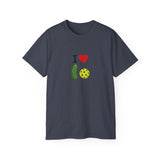 I Heart Pickleball T-Shirt | Pickle & Ball Graphic Tee
