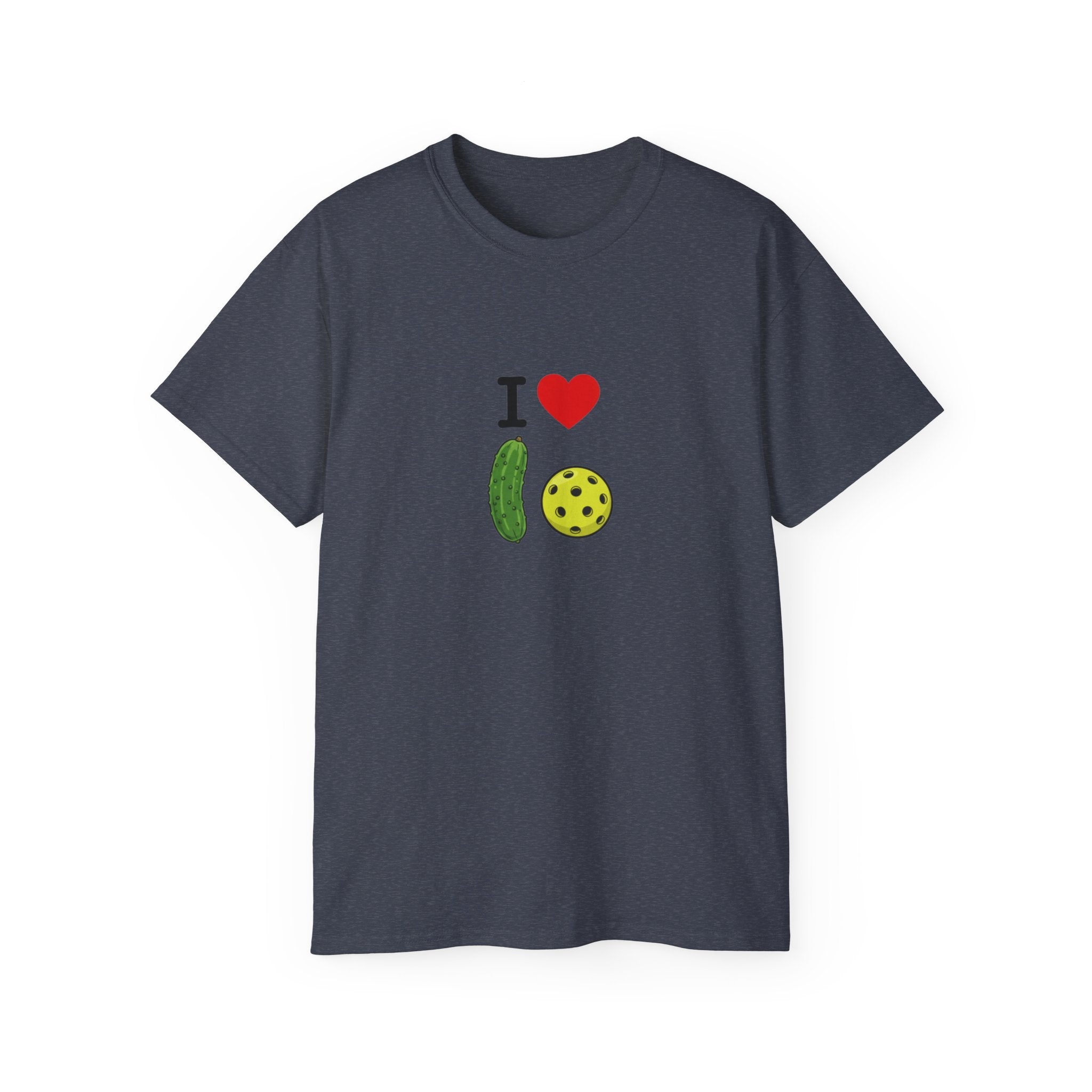 I Heart Pickleball T-Shirt | Pickle & Ball Graphic Tee