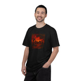 Red Desert Sunset T-shirt | Cactus Landscape, Moody Western Scene