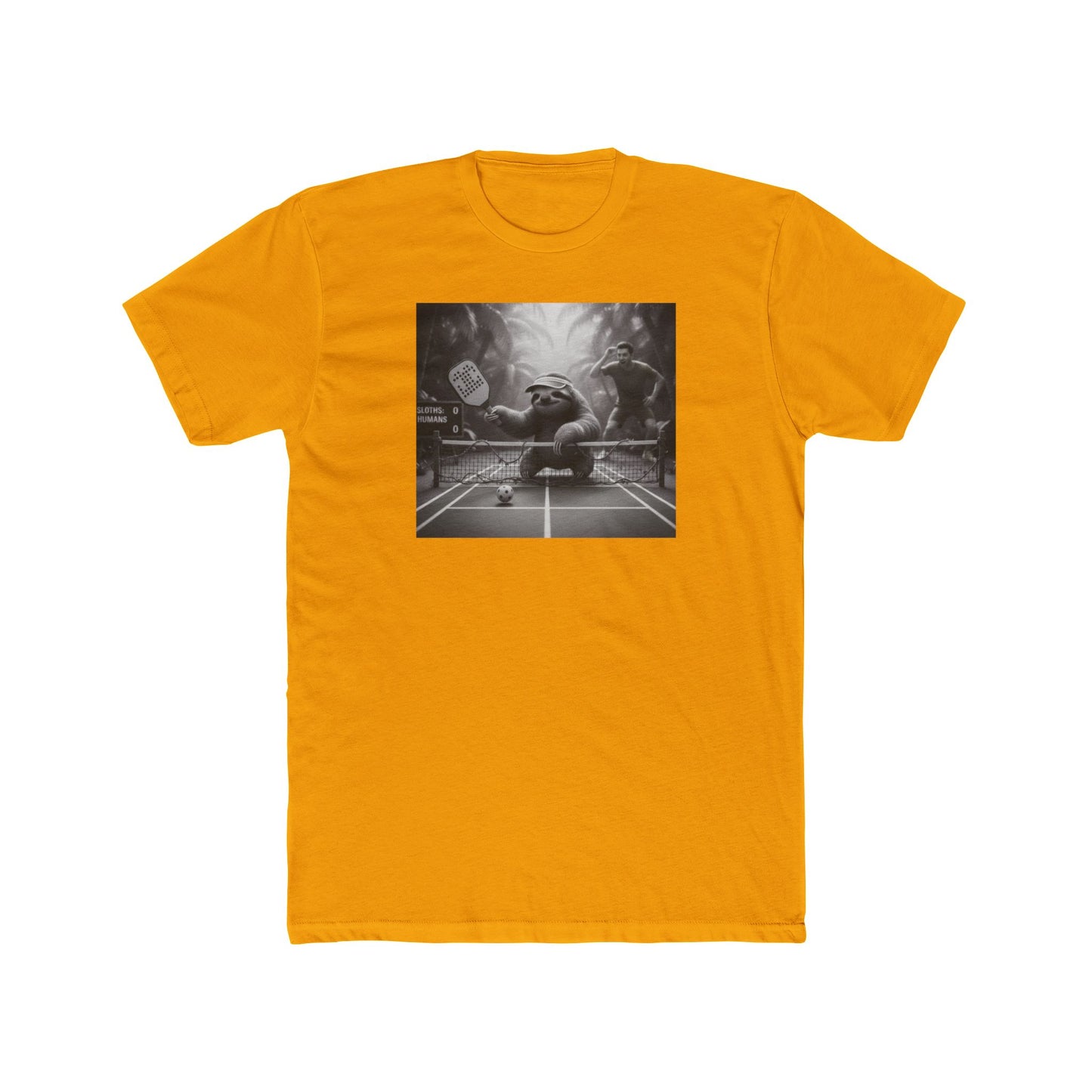 Dink-Shot Sloth Pickleball Tee | Slow-Motion Sportswear Parody