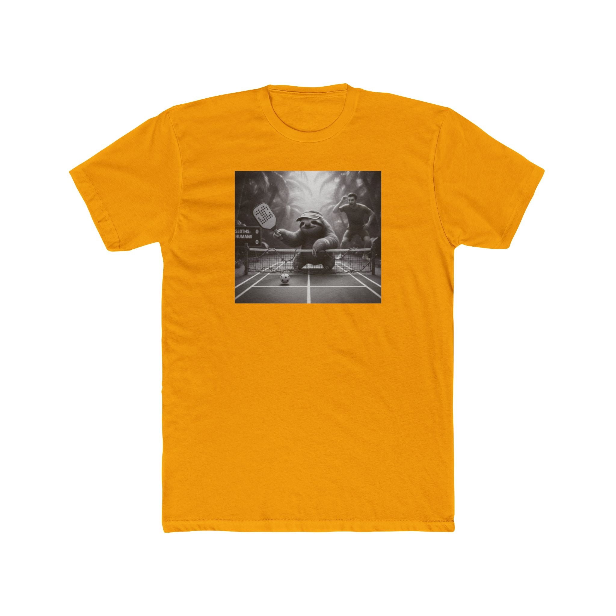 Dink-Shot Sloth Pickleball Tee | Slow-Motion Sportswear Parody
