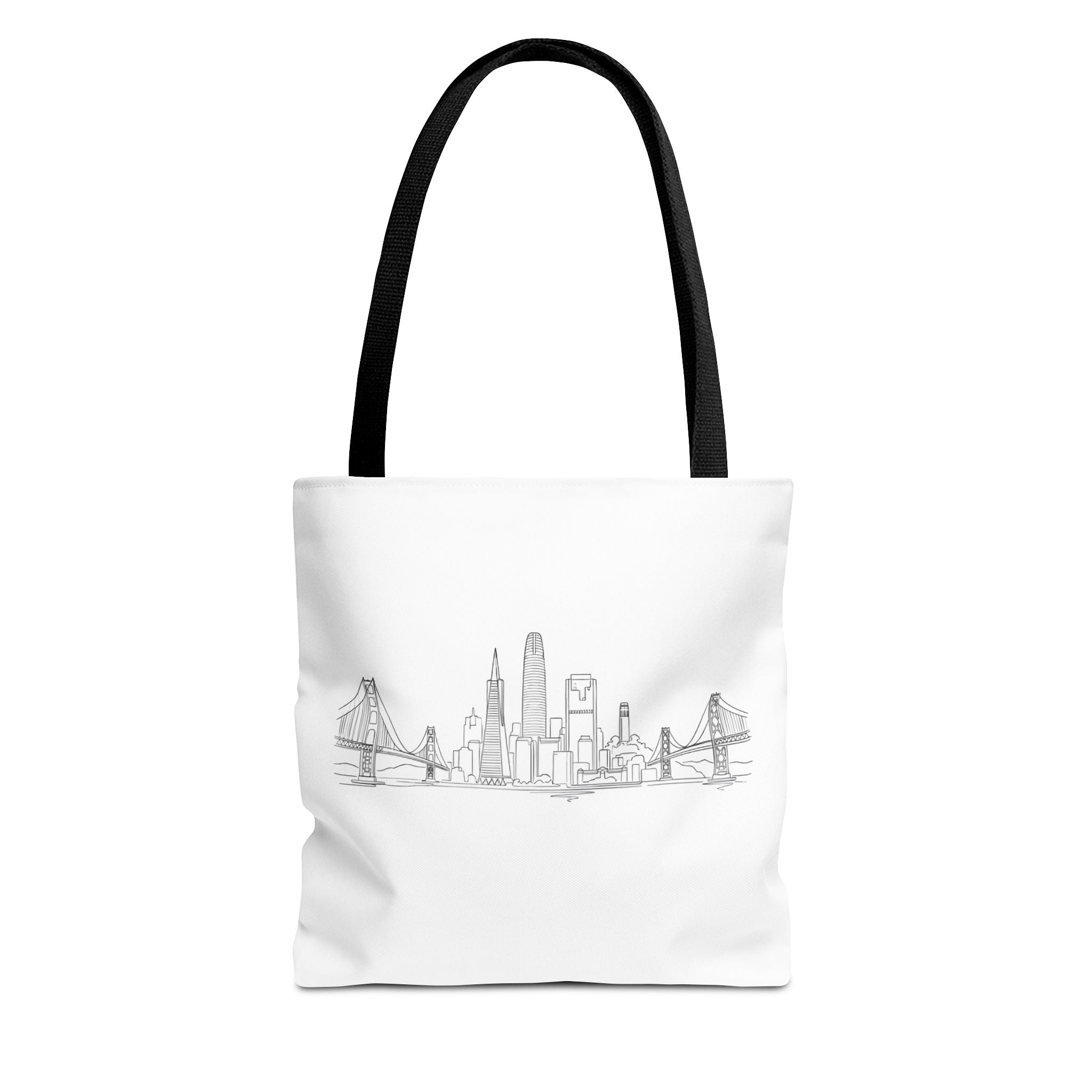San Francisco Skyline Tote Bag | Minimal City Line Art