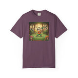Sloth Pickleball Illustration T-shirt | Whimsical Forestcore Slow Living
