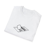 Pickleball Court T-Shirt | Minimal Dental Line Art
