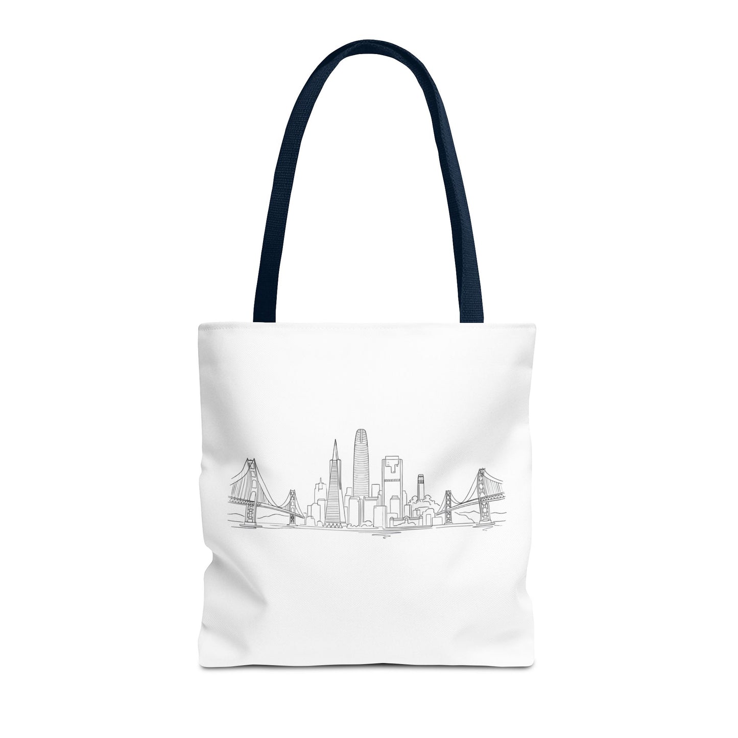 San Francisco Skyline Tote Bag | Minimal City Line Art