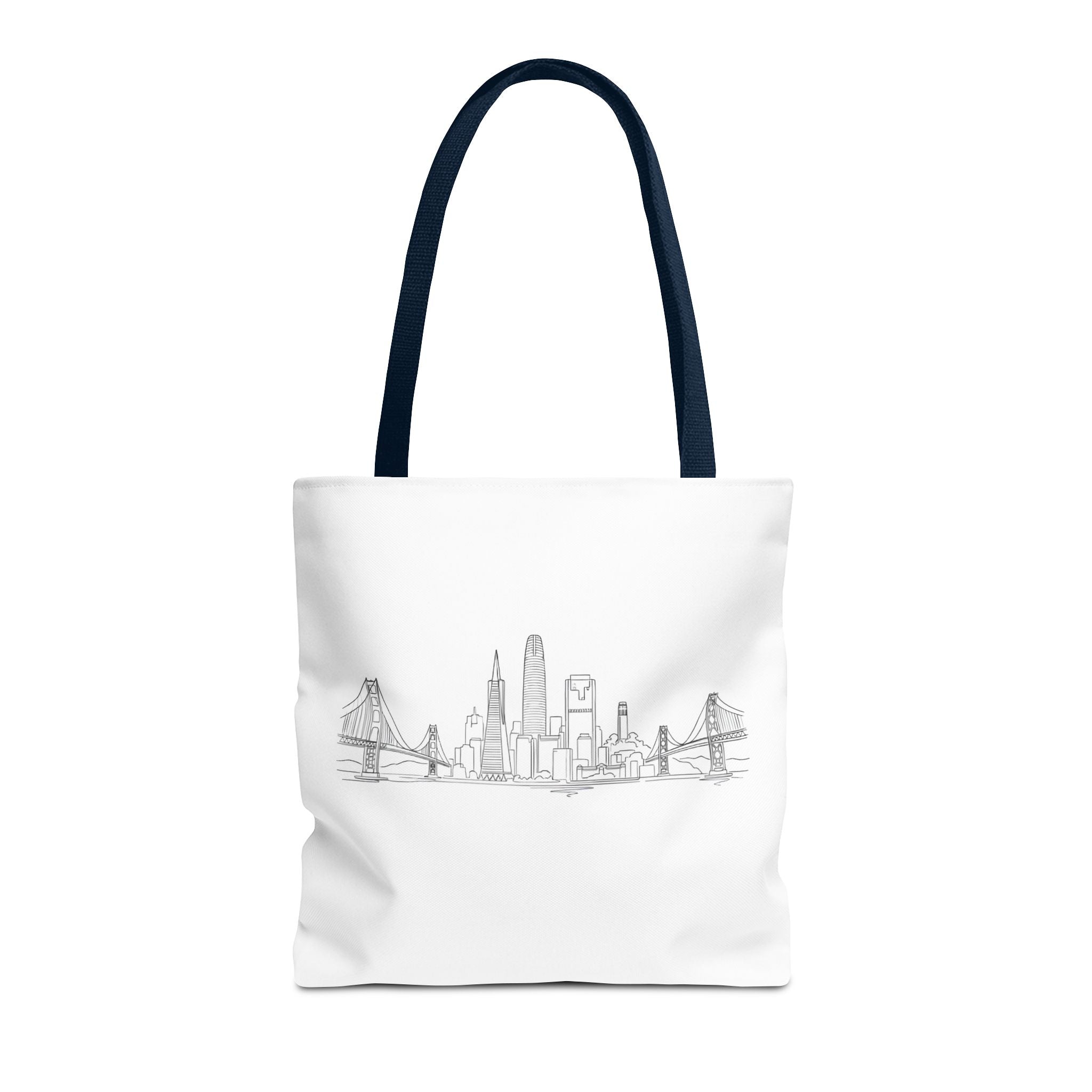 San Francisco Skyline Tote Bag | Minimal City Line Art
