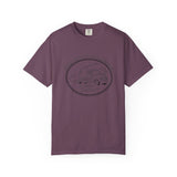 Vintage Semi Truck Line Art T-Shirt | Trucker Logo Tee