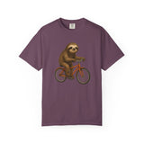 Sloth Bicycle Shirt – Funny Riding Bike Illustration Tees for Cycling Lover