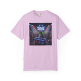 Melodic Mixer DJ Cat T-shirt | Neon Retro Music Party