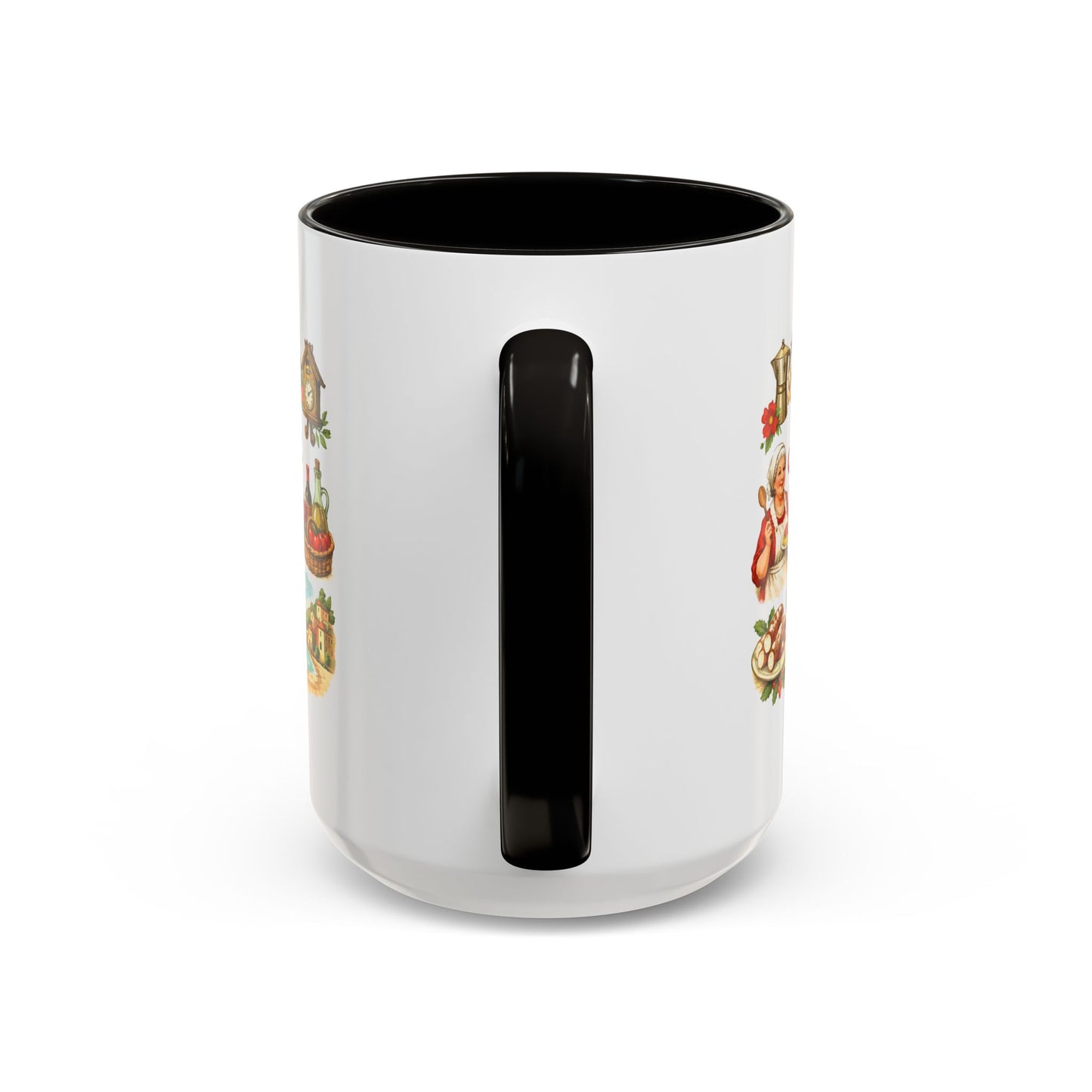 Nonna Holiday mug | Italian grandma kitchen design, vintage food icons