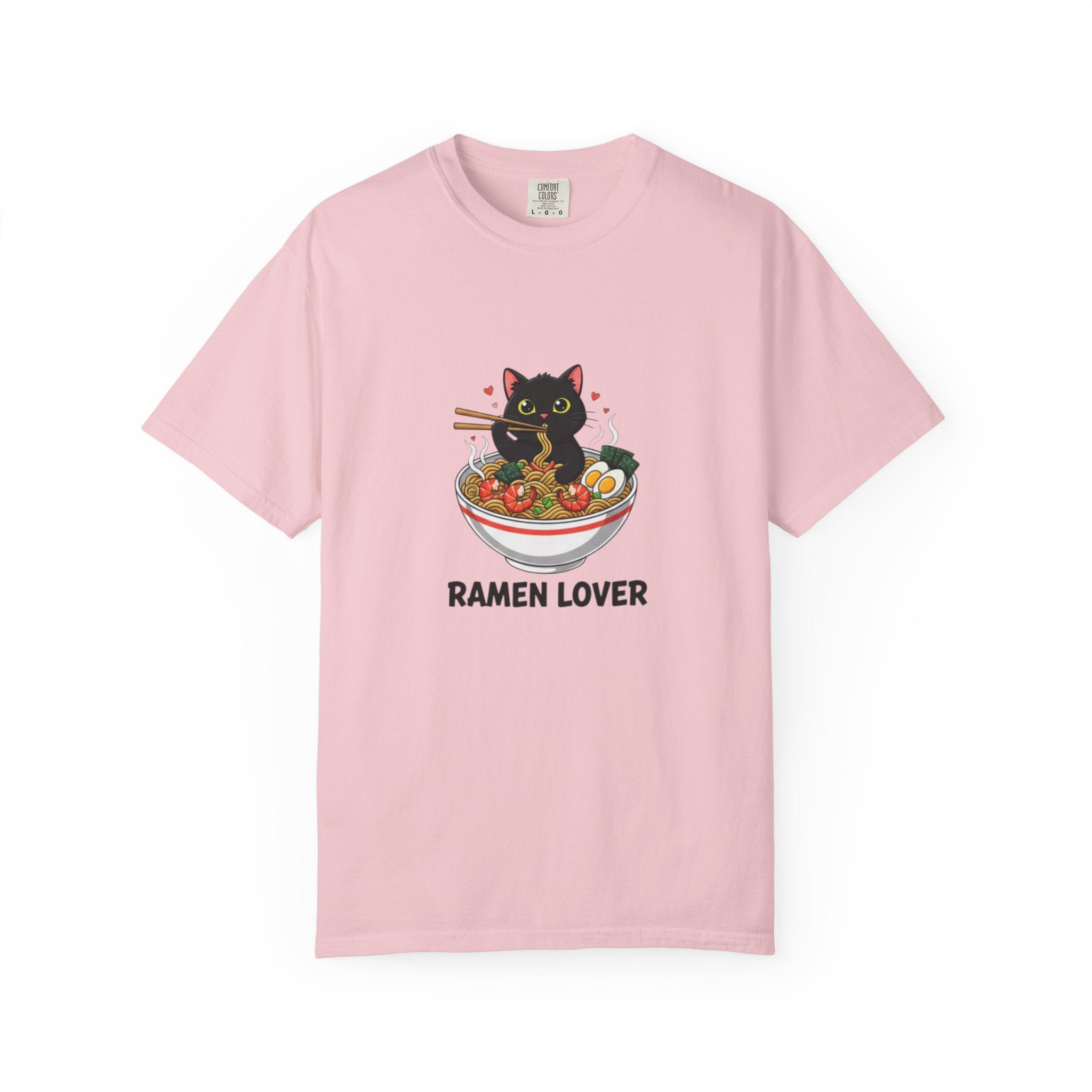 Ramen Cat Garment-Dyed T-shirt