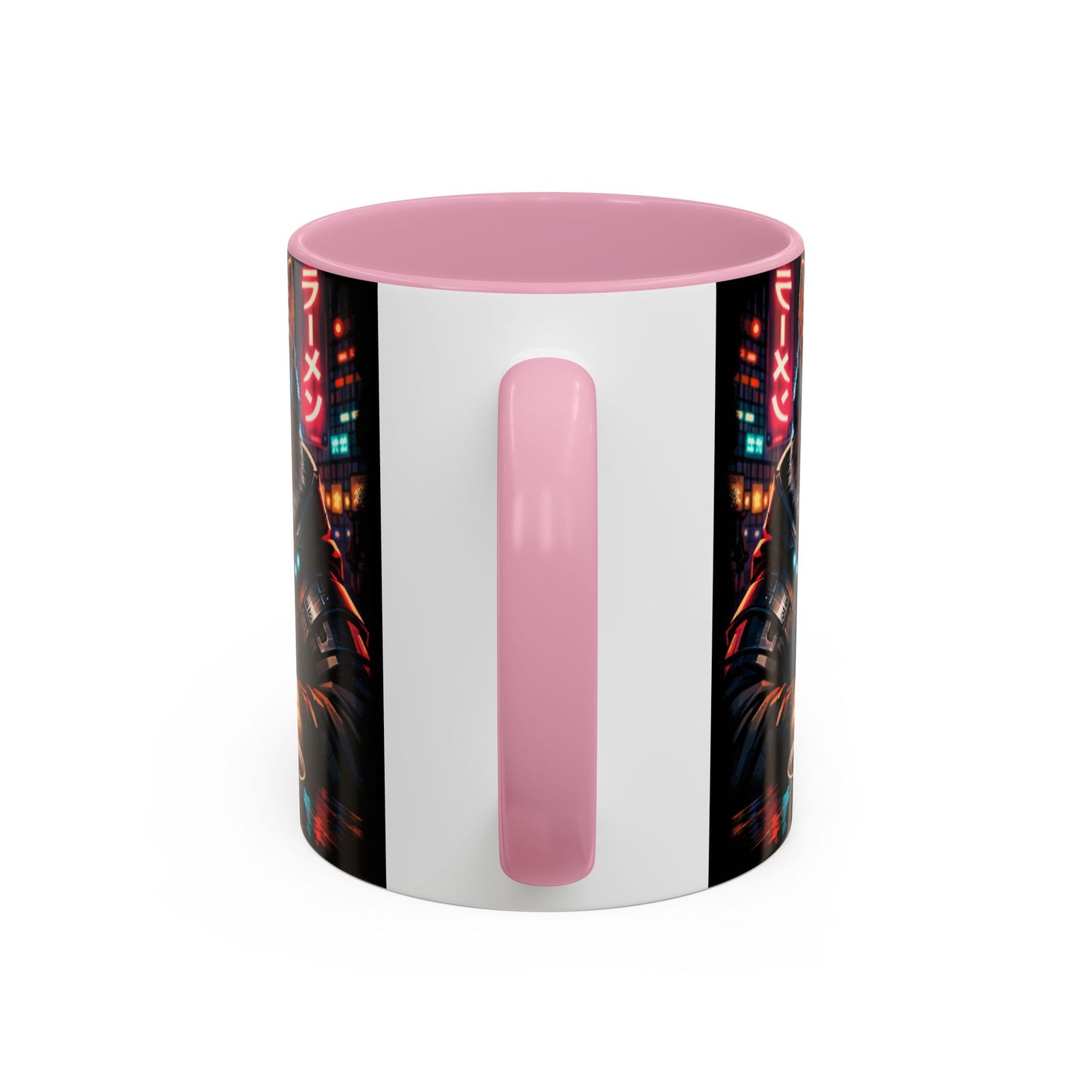 Cyberpunk Sushi Cat Mug | 11oz 15oz Ceramic Coffee Cup