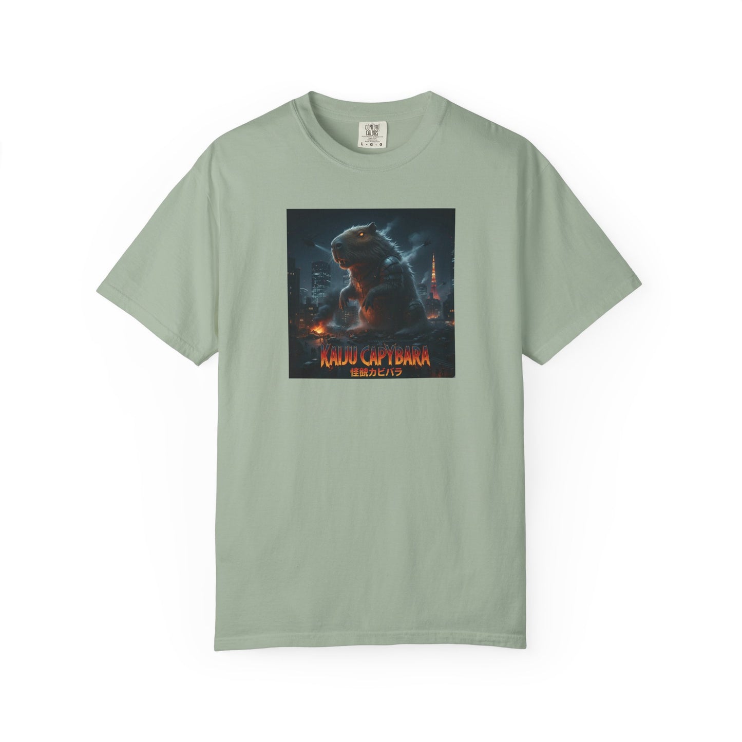 Kaiju Capybara T-shirt | Giant Monster Rodent Graphic Tee