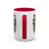 Groovy Mama Butterfly Mug | Retro Psychedelic Floral Design