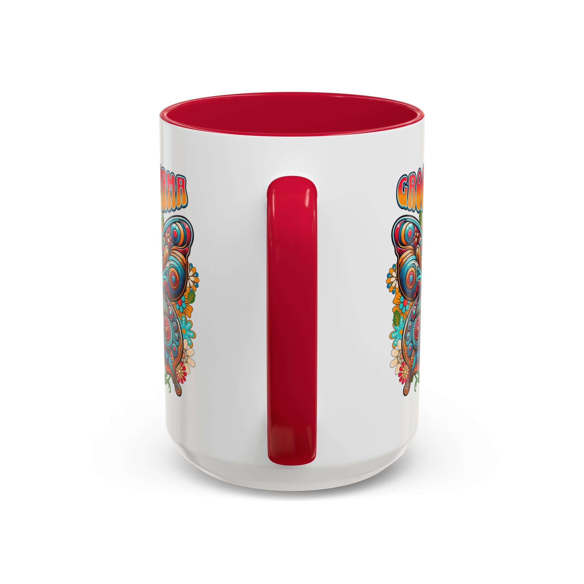 Groovy Mama Butterfly Mug | Retro Psychedelic Floral Design