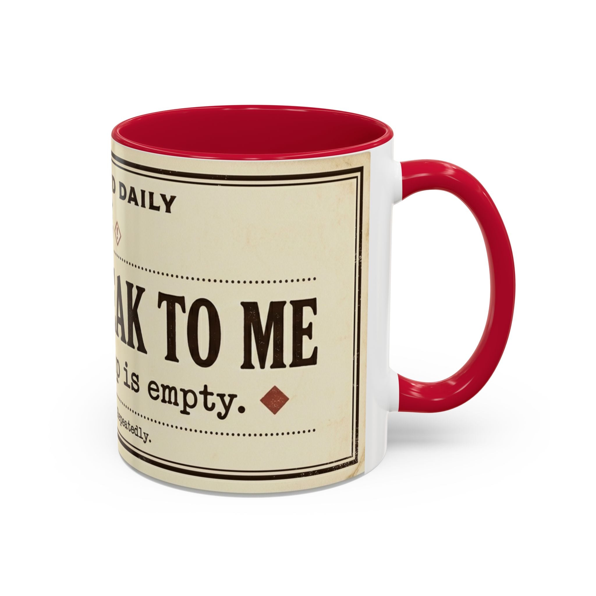 Do Not Speak To Me Mug | Prescription Coffee Mug, Funny Morning Quote