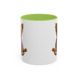Meditating Yorkshire Terrier Mug | Accent Coffee Mug 11oz 15oz