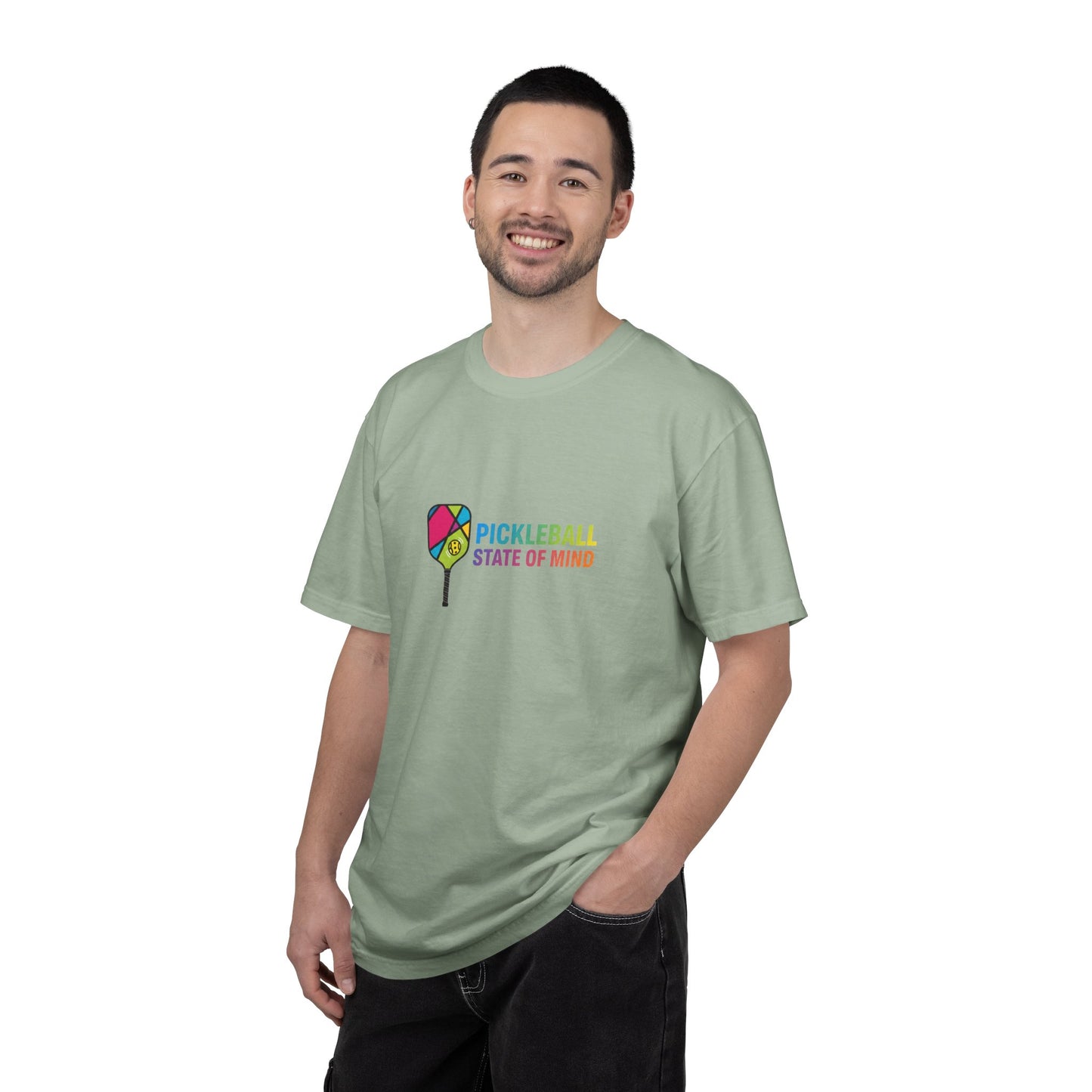 Pickleball State of Mind T-shirt | Colorful Paddle Graphic