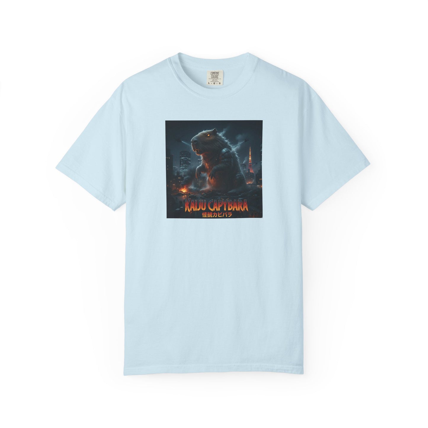 Kaiju Capybara T-shirt | Giant Monster Rodent Graphic Tee