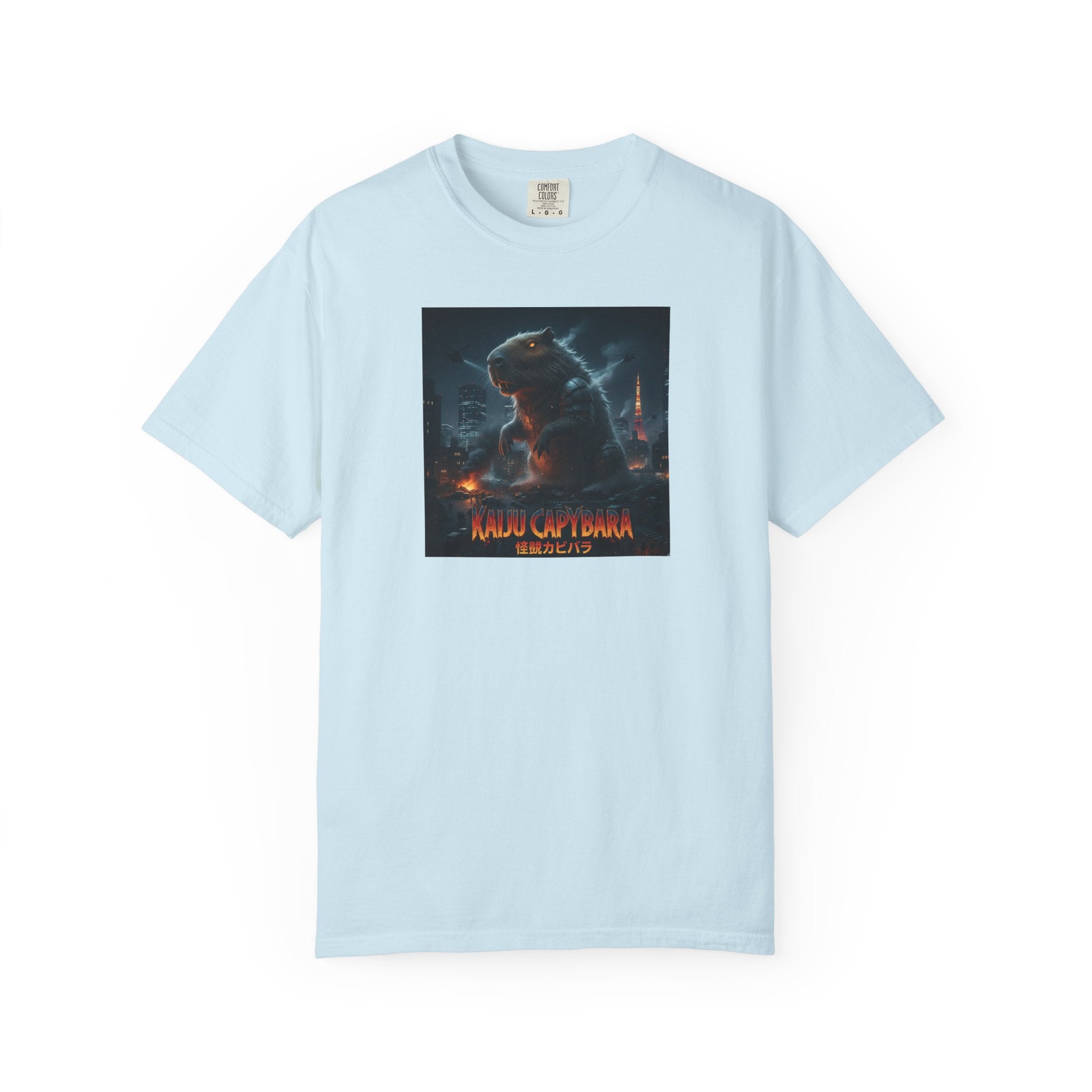 Kaiju Capybara T-shirt | Giant Monster Rodent Graphic Tee