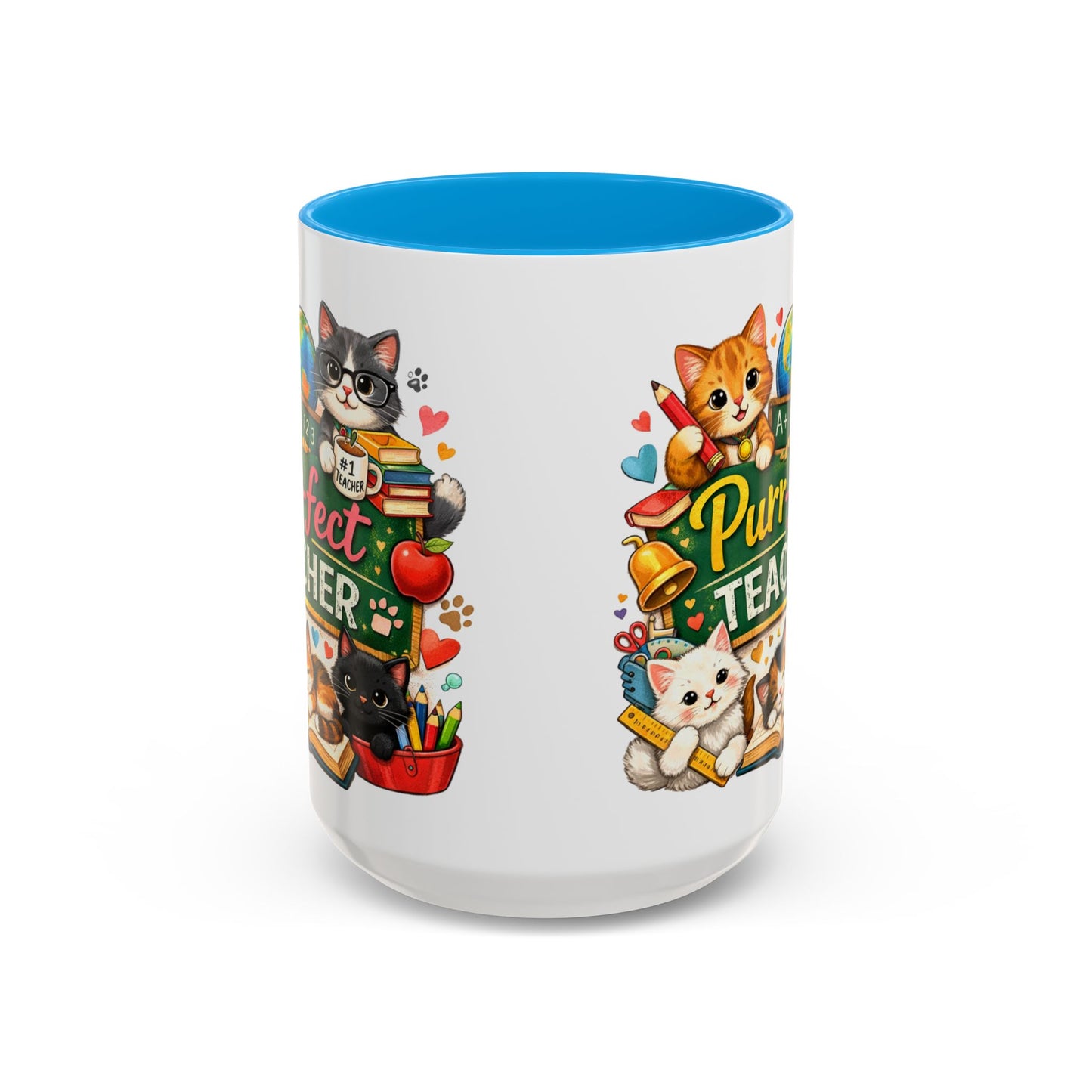 Purr-fect Teacher Mug | Cat Classroom Design, 11oz or 15oz