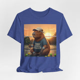 Dink Responsibly Pickleball Capybara Tee | Funny Animal Sports Art